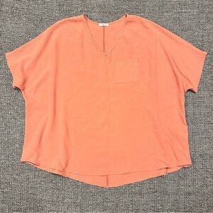 JODIFL V-Neck Short Sleeve Top